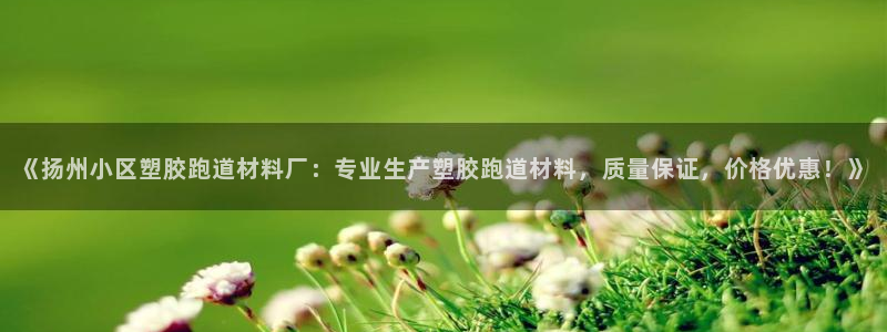 红世一足球比分：《扬州小区塑胶跑道材料厂：专业生产塑胶跑道材料，质量保证，价格优惠！》