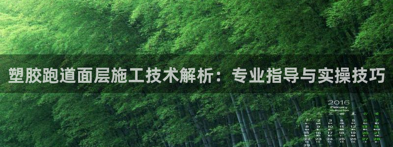 红足网足球直播：塑胶跑道面层施工技术解析：专业指导与实操技巧