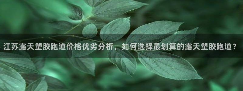 红足1世手机板：江苏露天塑胶跑道价格优劣分析，如何选择最划算的露天塑胶跑道？
