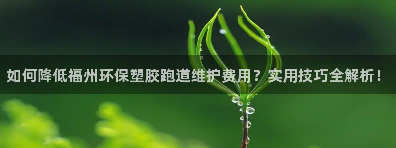 红足一生世：如何降低福州环保塑胶跑道维护费用？实用技巧全解析！