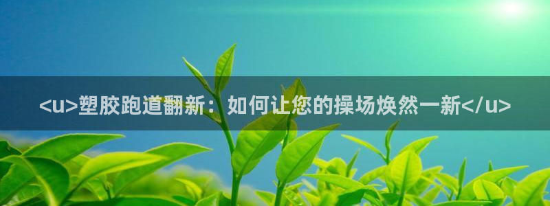 红足一生世：<u>塑胶跑道翻新：如何让您的操场焕然一新</u>