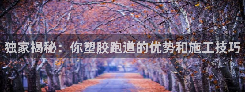 新2足球平台出租网站：独家揭秘：你塑胶跑道的优势和施工技巧