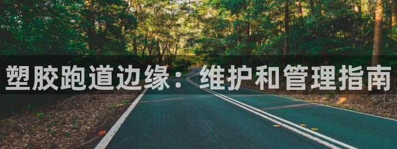 55814红足1世：塑胶跑道边缘：维护和管理指南