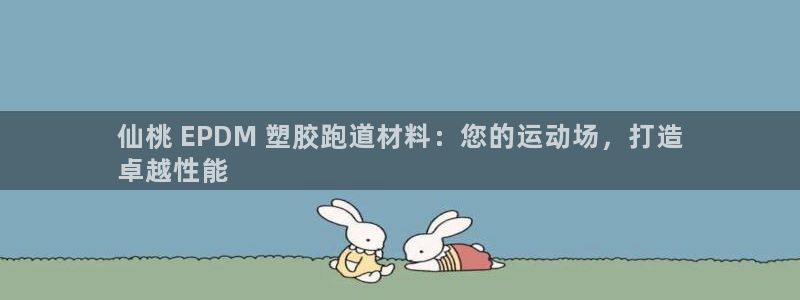 红足1世1站2站管理网：仙桃 EPDM 塑胶跑道材料：您的运动场，打造
卓越性能