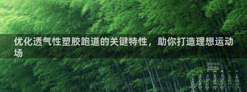 红足一丰：优化透气性塑胶跑道的关键特性，助你打造理想运动
场