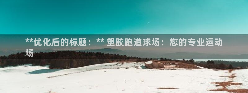红足一一世：**优化后的标题：** 塑胶跑道球场：您的专业运动
场
