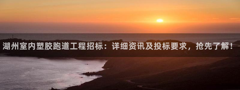 红足1世手机版下载：湖州室内塑胶跑道工程招标：详细资讯及投标要求，抢先了解！