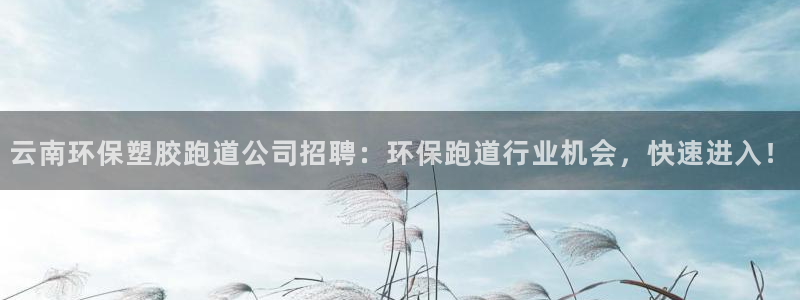 红足网足球直播：云南环保塑胶跑道公司招聘：环保跑道行业机会，快速进入！
