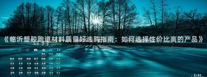 77814红足1世：《临沂塑胶跑道材料质量好选购指南：如何选择性价比高的产品》