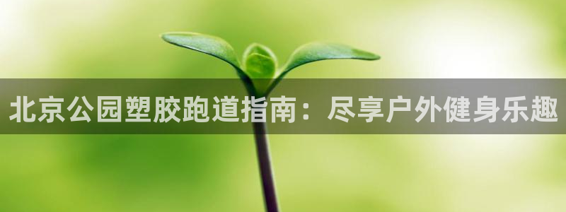 红足1世开奖预测：北京公园塑胶跑道指南：尽享户外健身乐趣