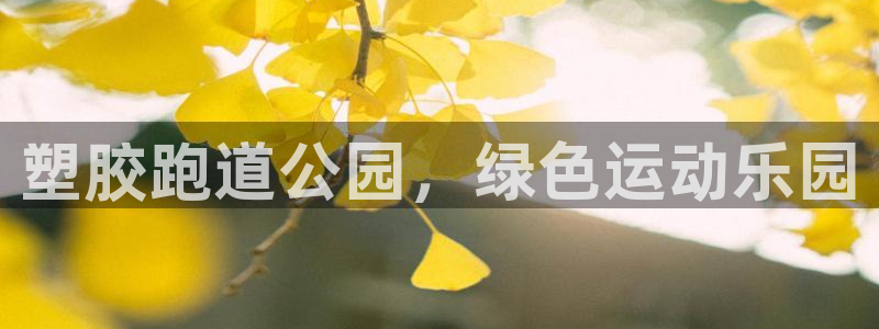 红足一丰：塑胶跑道公园，绿色运动乐园