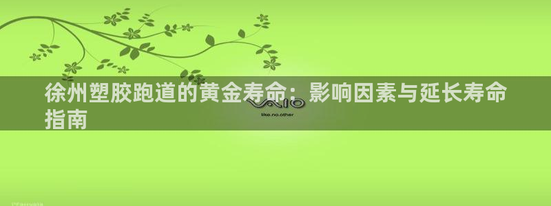 红足一1世手机开奖：徐州塑胶跑道的黄金寿命：影响因素与延长寿命
指南