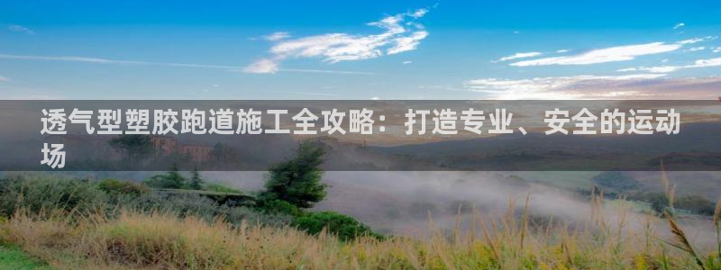 新2足球平台出租网站：透气型塑胶跑道施工全攻略：打造专业、安全的运动
场
