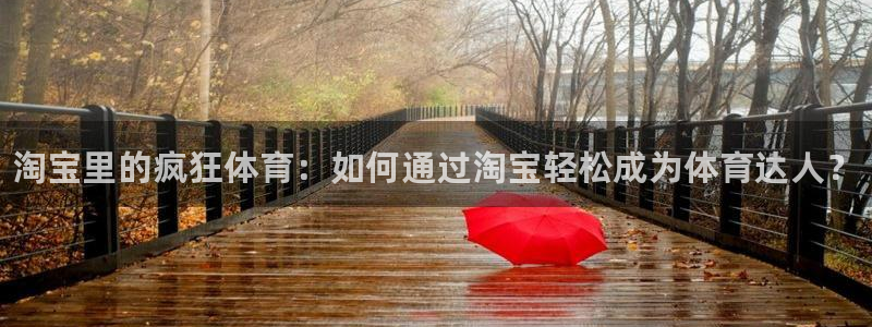三亿体育网：淘宝里的疯狂体育：如何通过淘宝轻松成为体育达人？